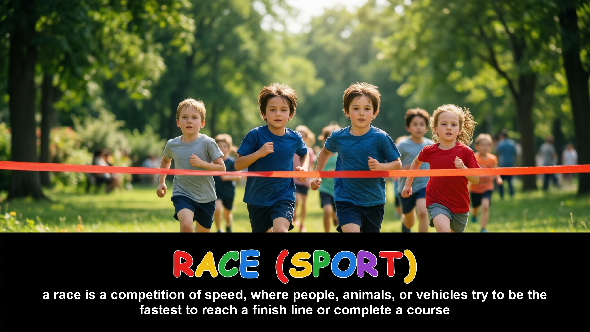 English Illustration for race (sport)